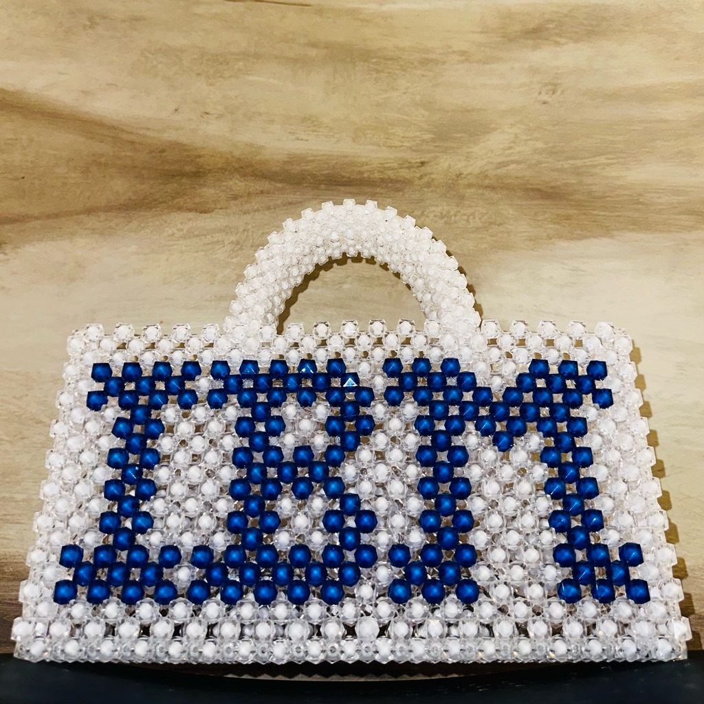 Ibm Beaded Handbag